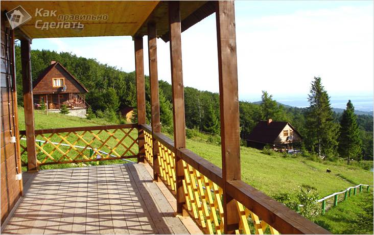 Терраса своими руками