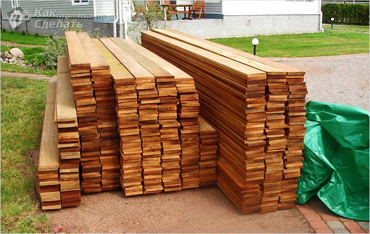 Терраса своими руками