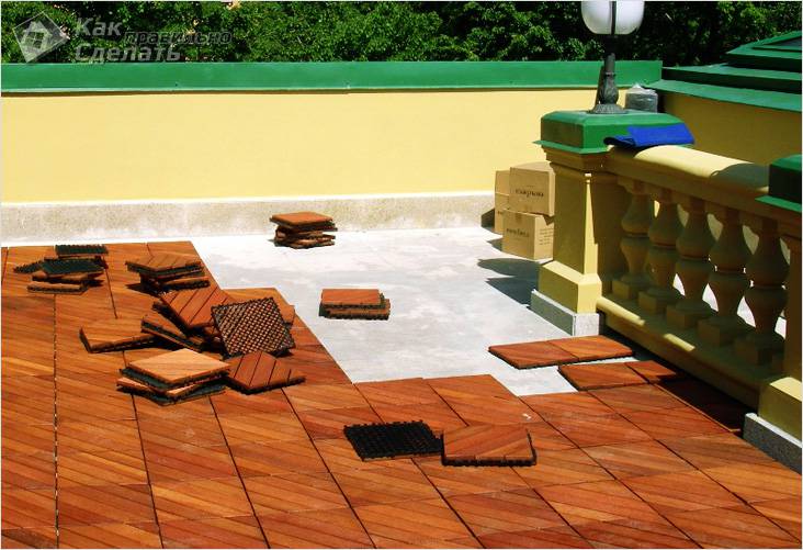 Терраса своими руками
