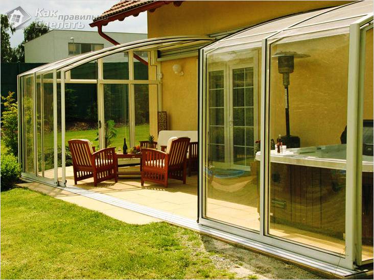 Терраса своими руками