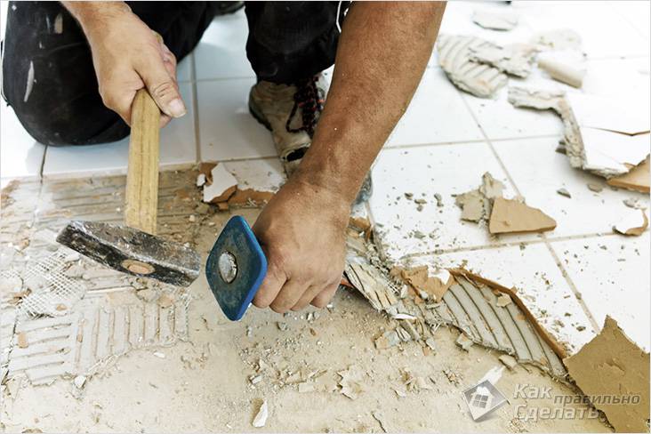 Укладка керамической плитки своими руками
