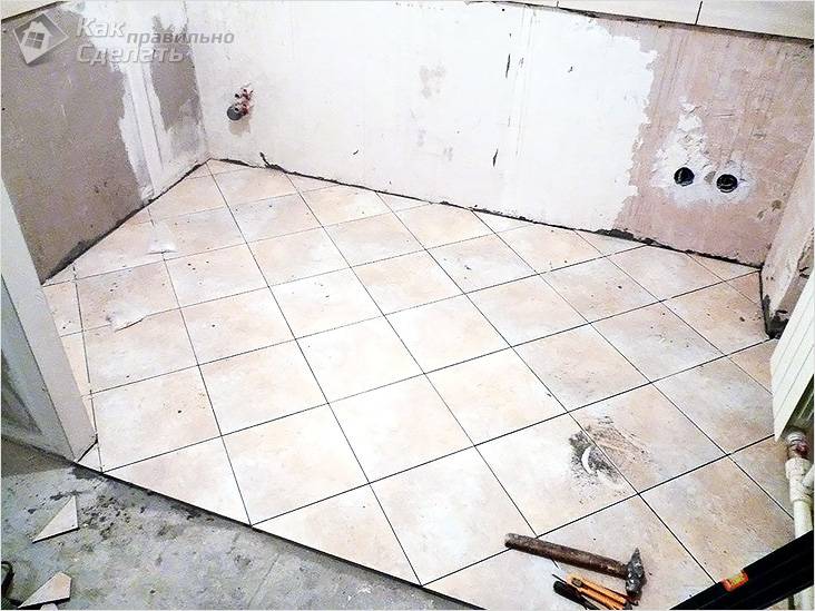 Укладка керамической плитки своими руками