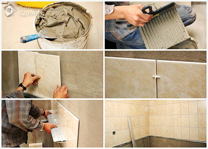 Укладка керамической плитки своими руками