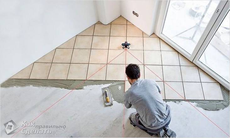 Укладка керамической плитки своими руками