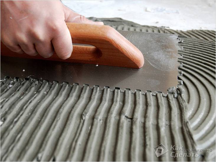 Укладка напольной плитки своими руками