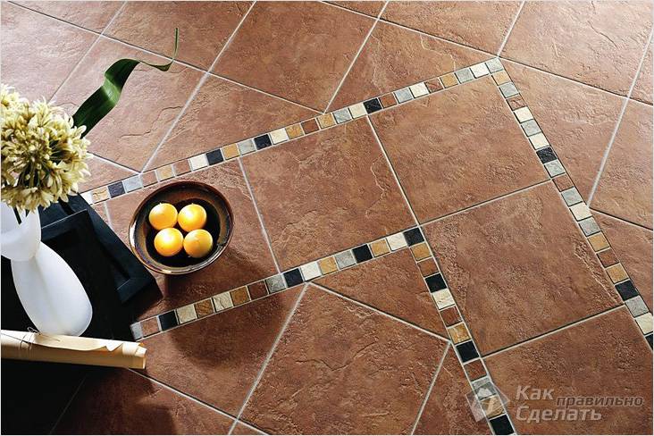 Укладка напольной плитки своими руками