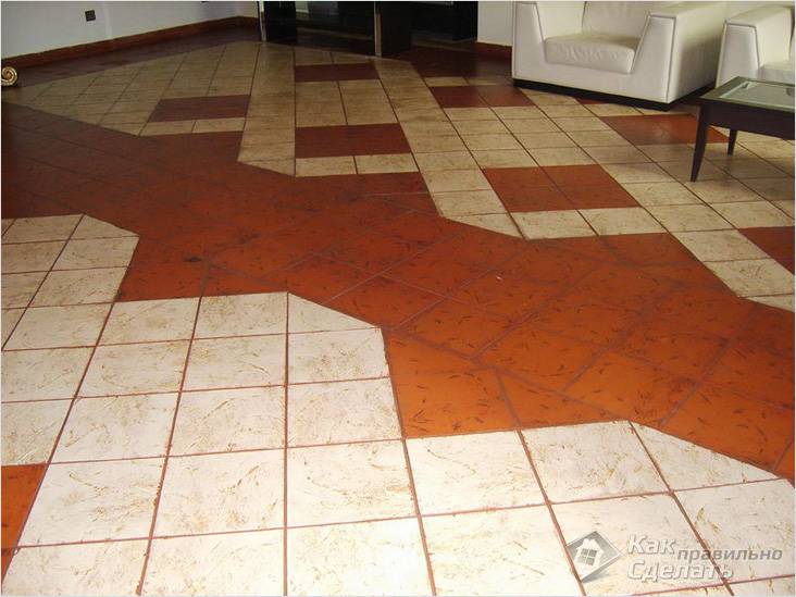Укладка напольной плитки своими руками