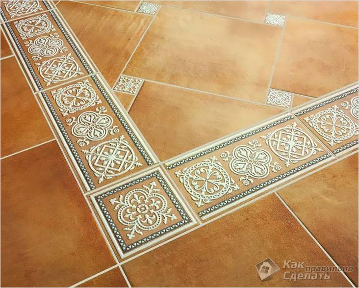 Укладка напольной плитки своими руками
