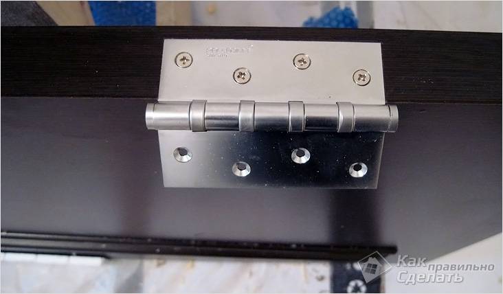 Установка дверных петель своими руками