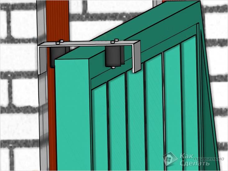 Установка откатных ворот своими руками