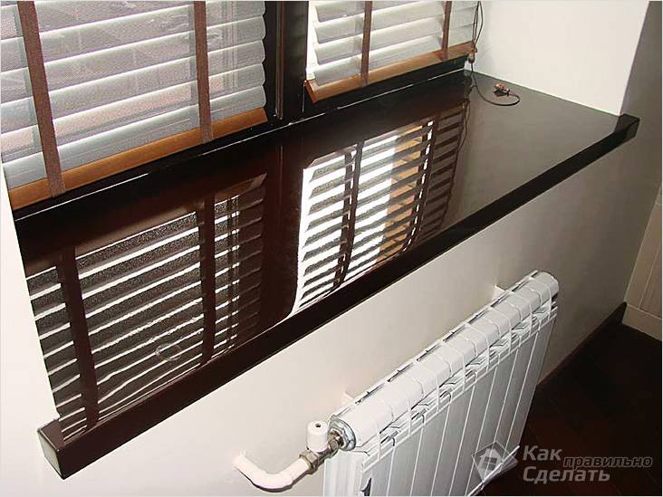 Установка пластикового подоконника своими руками