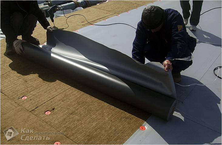 Устройство кровельного пирога