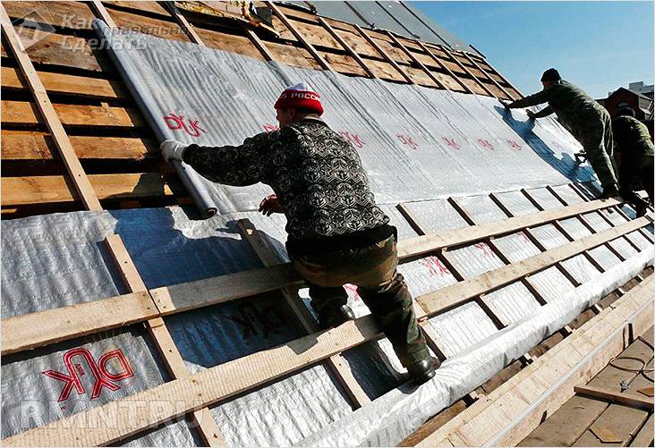 Устройство кровельного пирога