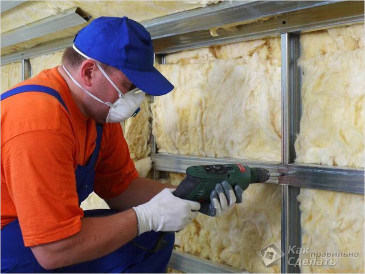 Утепление дома минватой своими руками