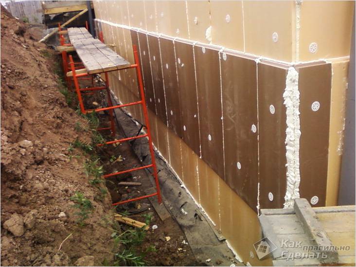 Утепление подвала дома своими руками