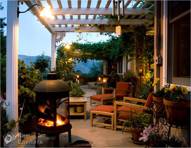 Веранда на даче своими руками