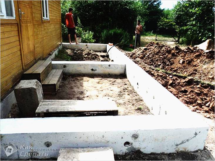 Веранда на даче своими руками