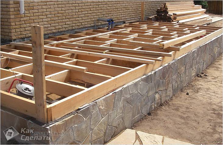 Веранда на даче своими руками