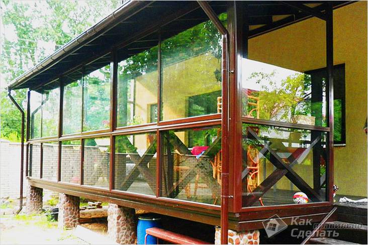 Веранда на даче своими руками