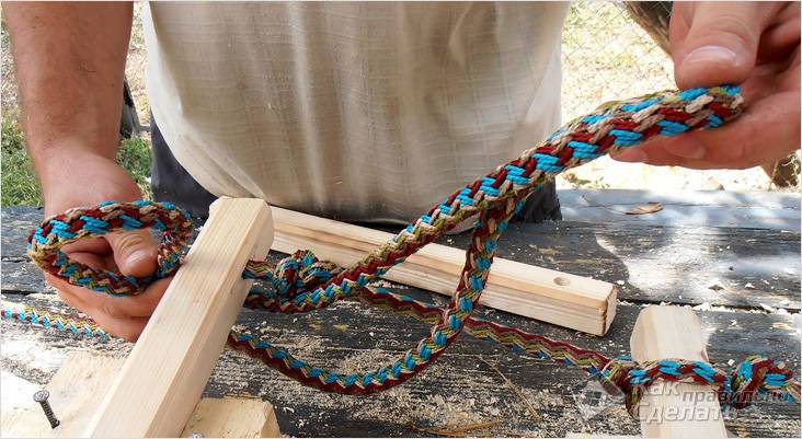 Веревочная лестница своими руками