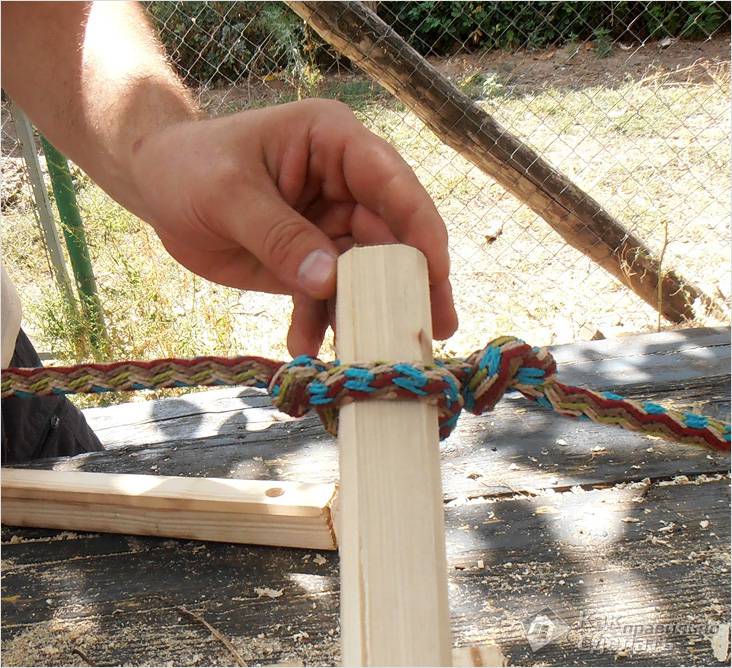 Веревочная лестница своими руками