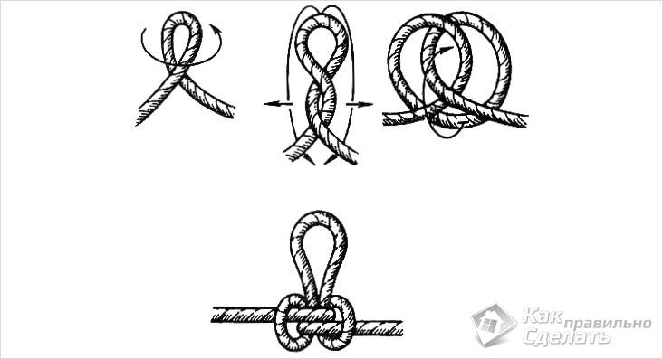 Веревочная лестница своими руками