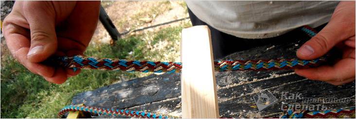 Веревочная лестница своими руками