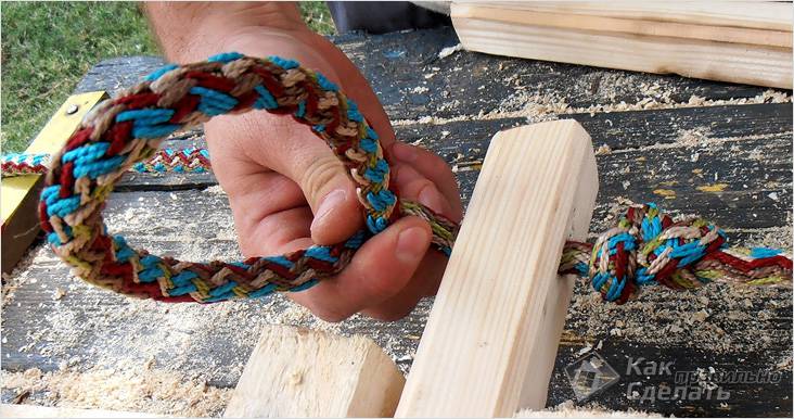 Веревочная лестница своими руками