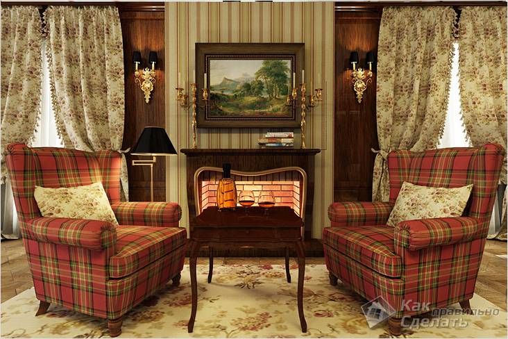 Викторианский стиль в интерьере