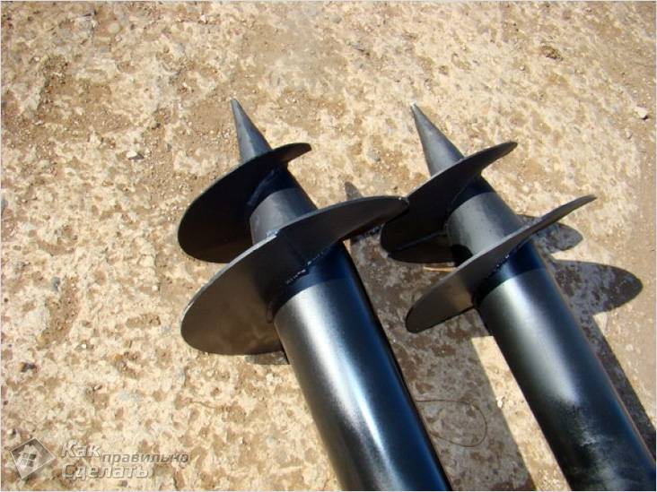 Винтовой фундамент своими руками