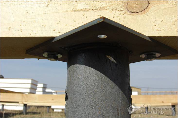 Винтовой фундамент своими руками