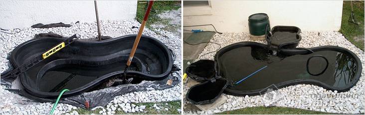 Водоем на дачном участке