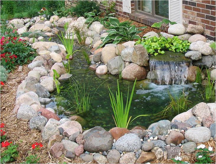 Водоем на дачном участке