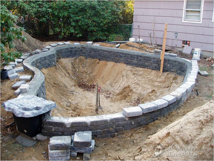 Водоем на дачном участке