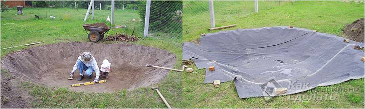 Водоем своими руками