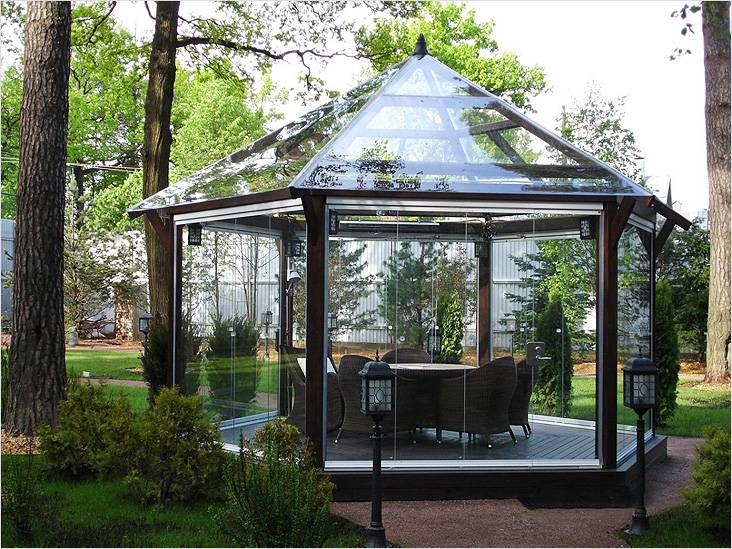 Восьмигранная беседка своими руками