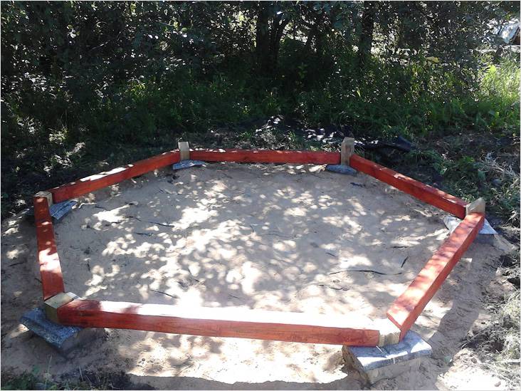 Восьмигранная беседка своими руками