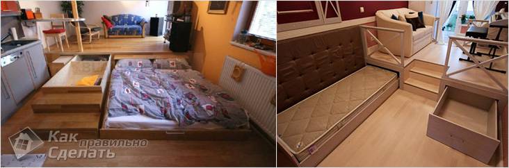 Выдвижная кровать своими руками