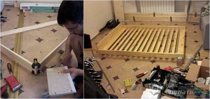 Выдвижная кровать своими руками