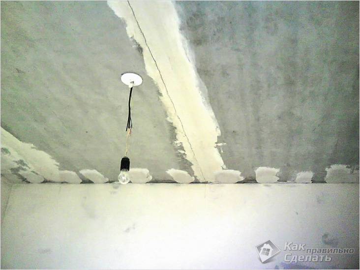 Выравнивание потолка своими руками