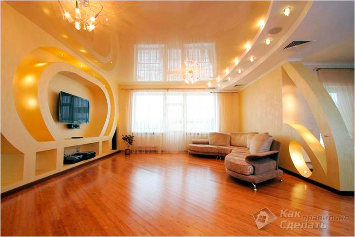 Выравнивание стен гипсокартоном