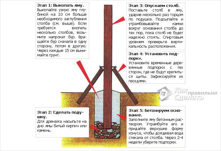 Забор из поликарбоната своими руками