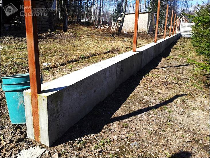 Забор из поликарбоната своими руками