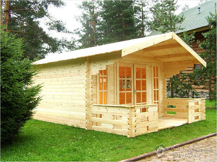 Закрытая беседка своими руками