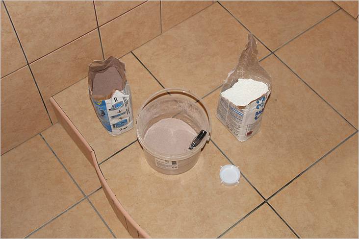 Затирка швов плитки в ванной своими руками