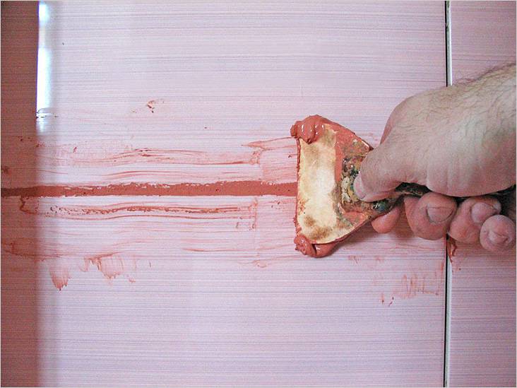 Затирка швов плитки в ванной своими руками