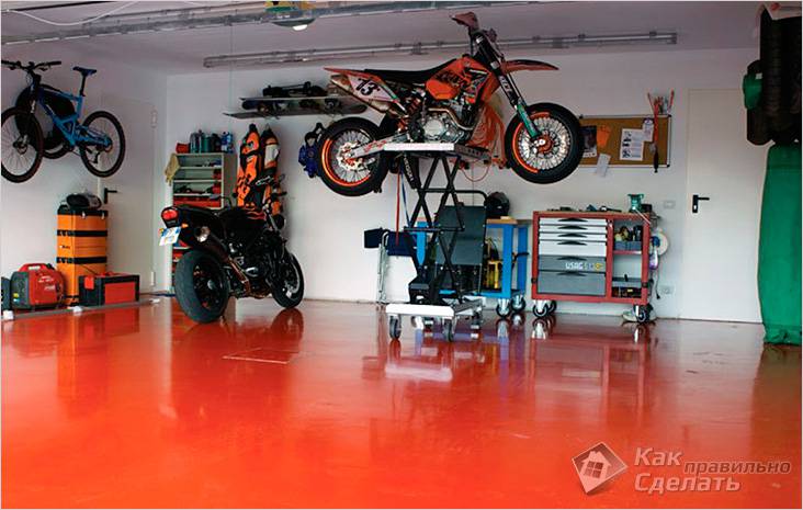 Жидкий пол своими руками