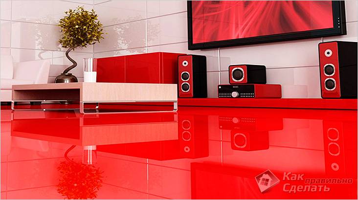 Жидкий пол своими руками