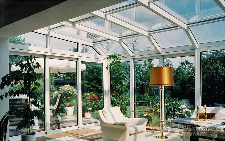 Зимний сад в частном доме своими руками