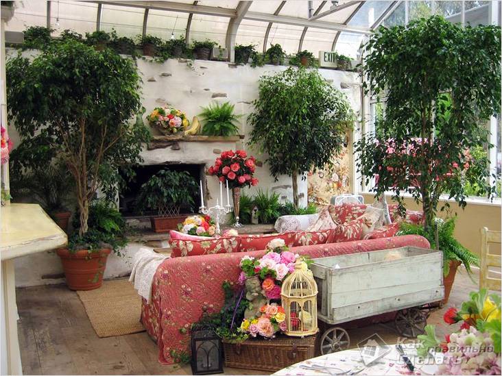 Зимний сад в частном доме своими руками